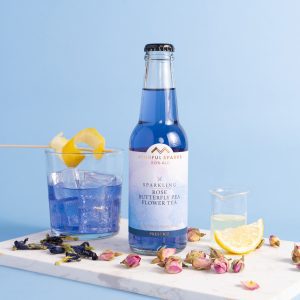 Mindful Sparks Sparkling Rose Butterfly Pea Flower Tea